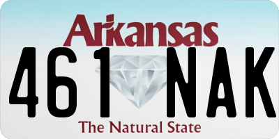 AR license plate 461NAK