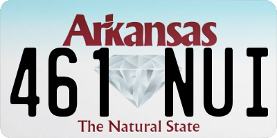 AR license plate 461NUI