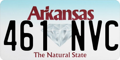 AR license plate 461NVC