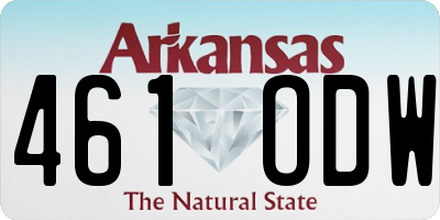 AR license plate 461ODW