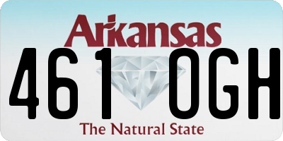 AR license plate 461OGH