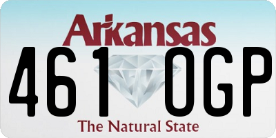 AR license plate 461OGP