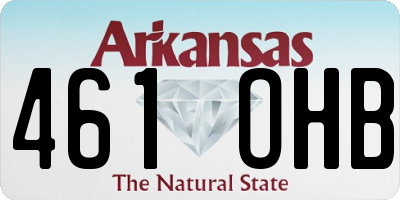 AR license plate 461OHB
