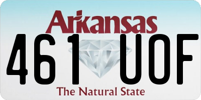 AR license plate 461UOF