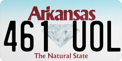 AR license plate 461UOL