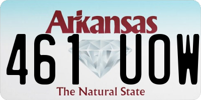 AR license plate 461UOW