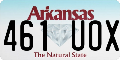 AR license plate 461UOX