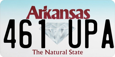 AR license plate 461UPA