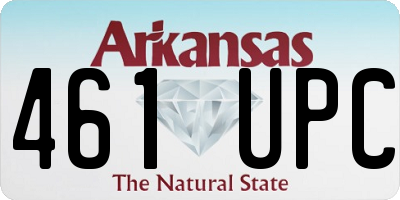 AR license plate 461UPC