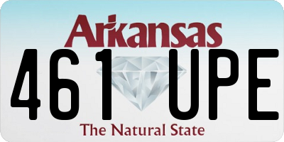 AR license plate 461UPE