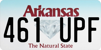 AR license plate 461UPF