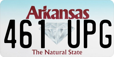 AR license plate 461UPG
