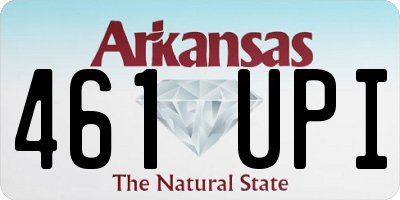 AR license plate 461UPI