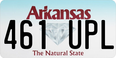 AR license plate 461UPL