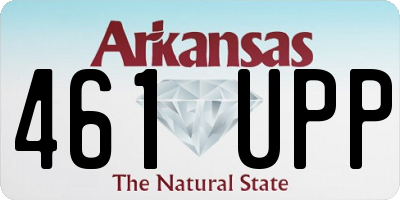 AR license plate 461UPP