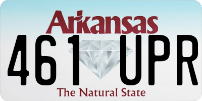 AR license plate 461UPR