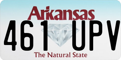 AR license plate 461UPV