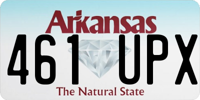 AR license plate 461UPX