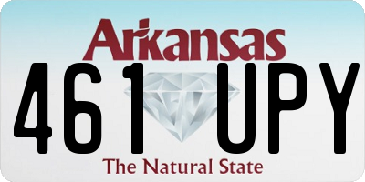 AR license plate 461UPY