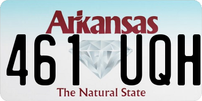 AR license plate 461UQH