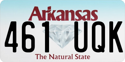 AR license plate 461UQK