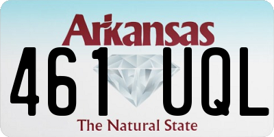 AR license plate 461UQL