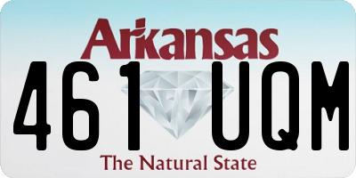 AR license plate 461UQM