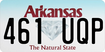 AR license plate 461UQP
