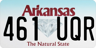 AR license plate 461UQR