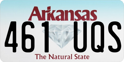 AR license plate 461UQS