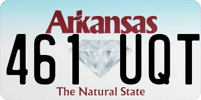 AR license plate 461UQT