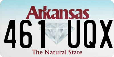 AR license plate 461UQX