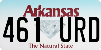 AR license plate 461URD