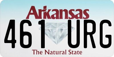 AR license plate 461URG