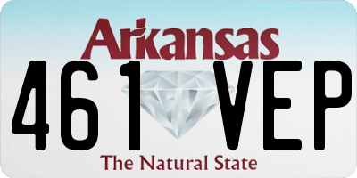 AR license plate 461VEP