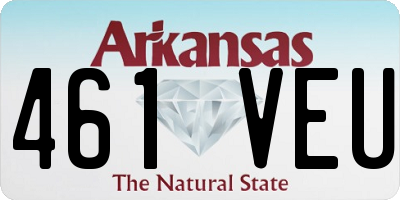 AR license plate 461VEU