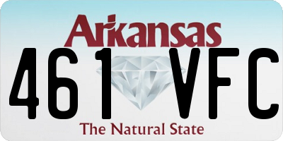 AR license plate 461VFC