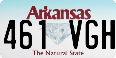 AR license plate 461VGH