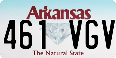 AR license plate 461VGV