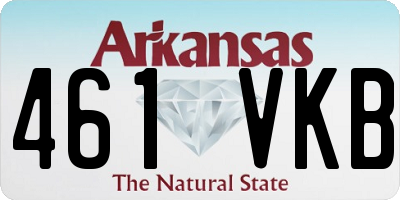 AR license plate 461VKB