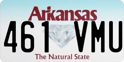 AR license plate 461VMU