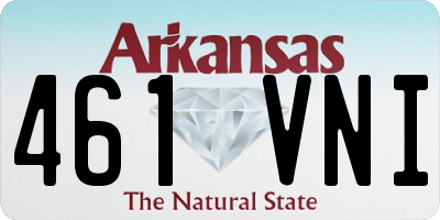 AR license plate 461VNI