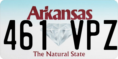AR license plate 461VPZ