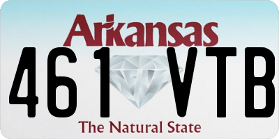 AR license plate 461VTB