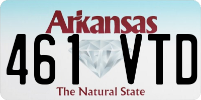 AR license plate 461VTD