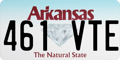 AR license plate 461VTE