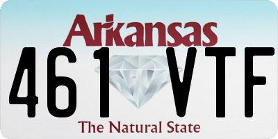 AR license plate 461VTF