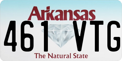 AR license plate 461VTG