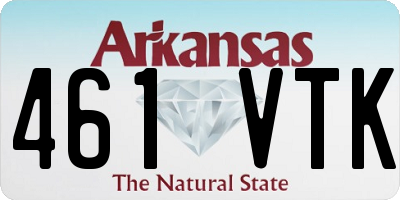 AR license plate 461VTK