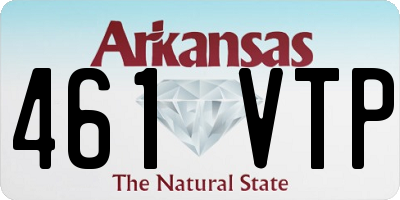 AR license plate 461VTP